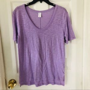 NWT BP X Claudia lavender burn out cotton shirt Size XS & Small